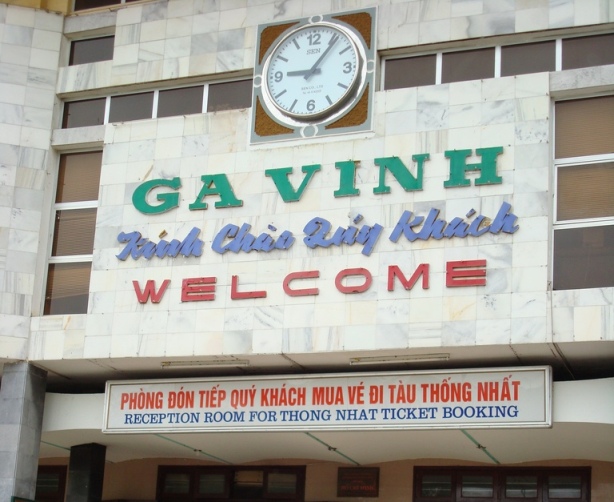 Bảng giờ tàu hỏa đi Vinh